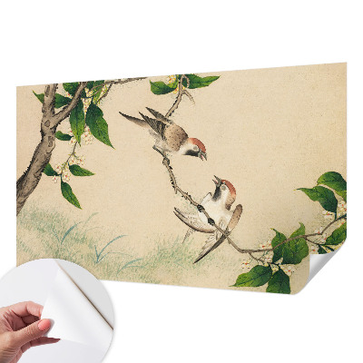 3D wall mural Classic duo