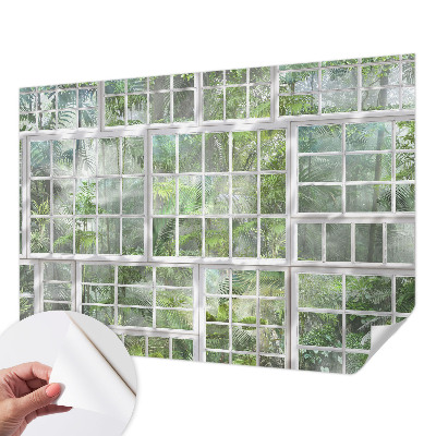 Children's wall mural Green forest