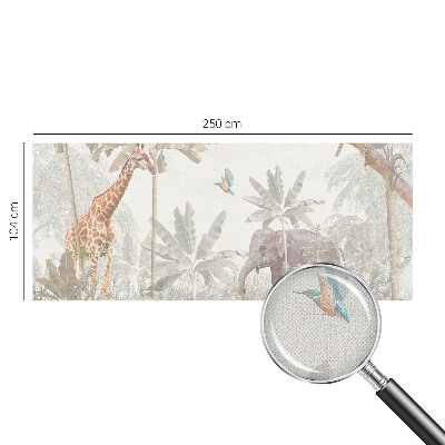 Baby room wall mural Tropical oasis