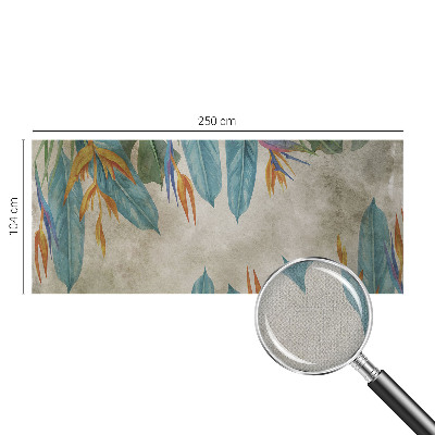 Self-adhesive photo wallpaper Tropical flowers