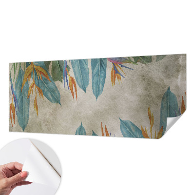 Self-adhesive photo wallpaper Tropical flowers