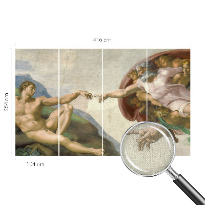 Peel and stick wall mural for living room Spiritual contact