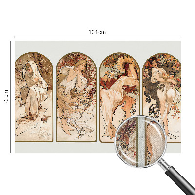 Peel and stick wall mural for bedroom Women's pores