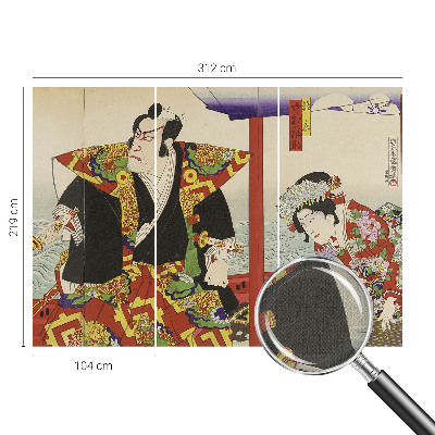 Nursery wall mural Japanese theater