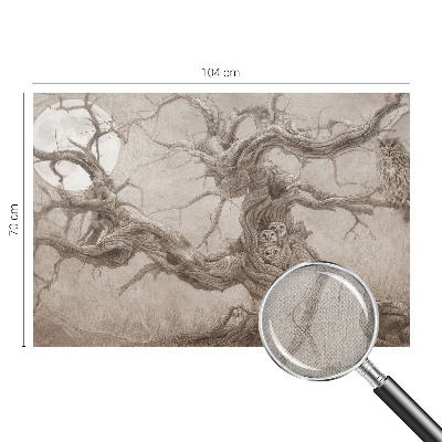 Children's wall mural Night birds