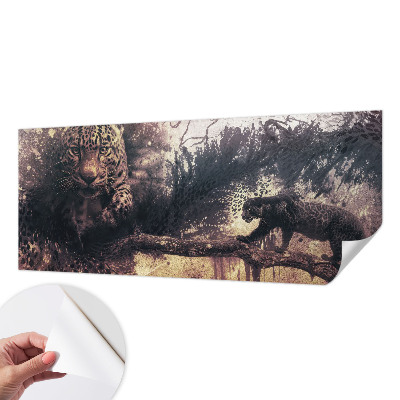 Peel and stick wallpaper mural Forest theme