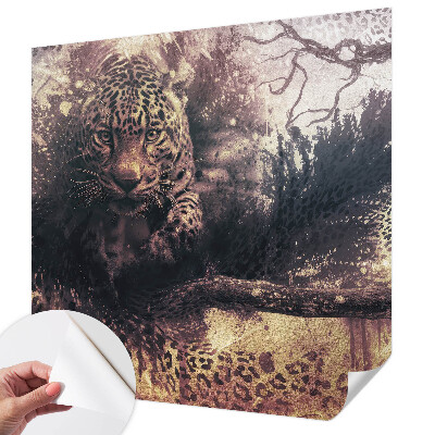 Peel and stick wallpaper mural Forest theme