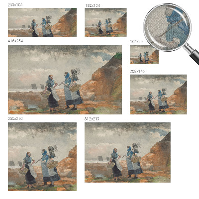 Peel and stick wall mural for kids' room A serene coast