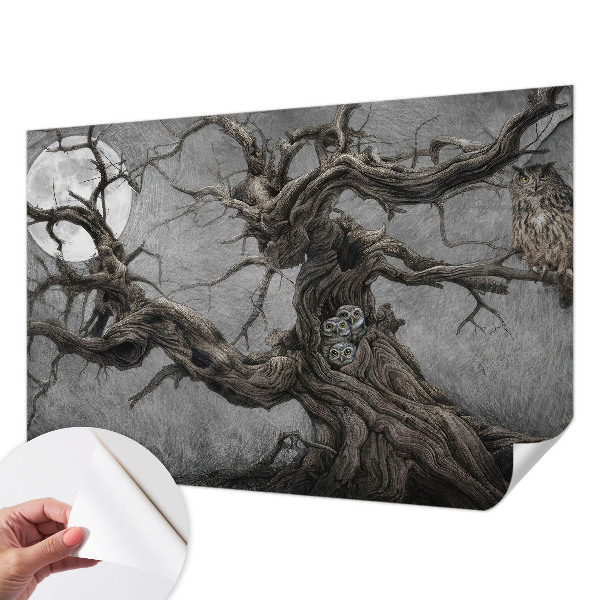 Nursery wall mural Mysterious owl