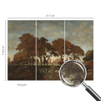 Children's wall mural Idyllic landscape