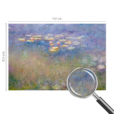 Self-adhesive photo wallpaper featuring water lilies