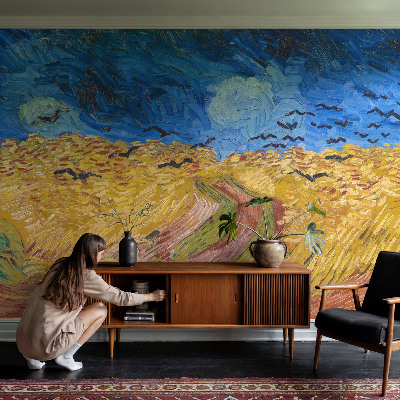 Stick-on wall mural Field landscape