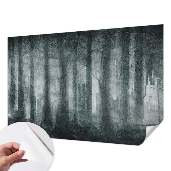 Children's wall mural Mysterious forest
