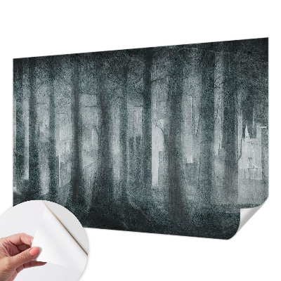 Children's wall mural Mysterious forest
