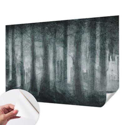 Children's wall mural Mysterious forest