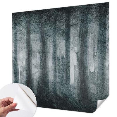 Children's wall mural Mysterious forest