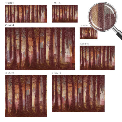 Self-adhesive wall mural Mysterious landscape