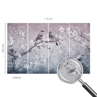 Removable wall mural wallpaper Subtle nature