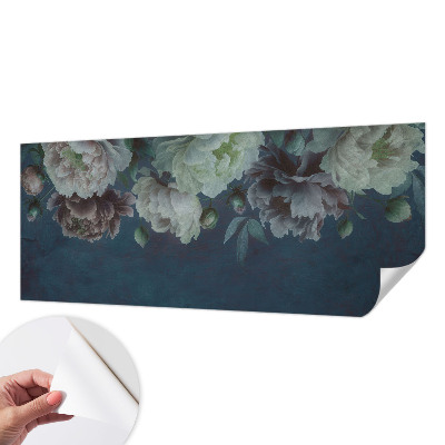 Peel and stick wall mural for bedroom Floral elegance