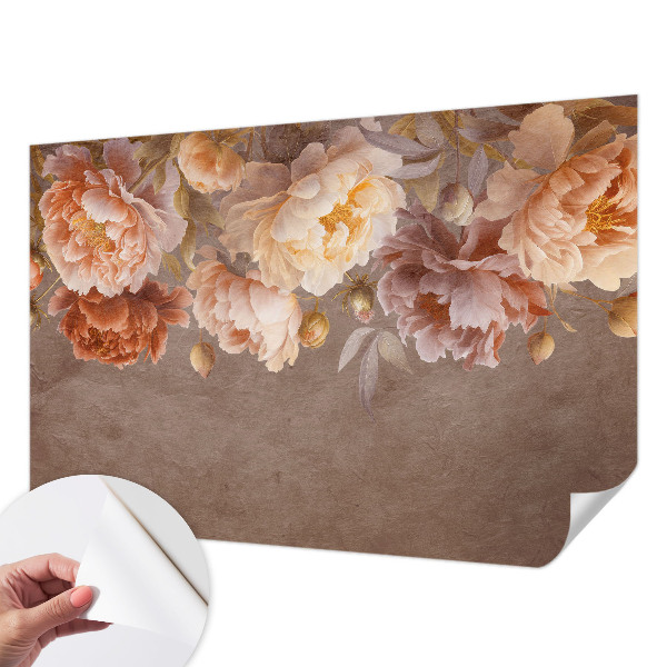 Peel and stick wall mural for kids' room Floral elegance