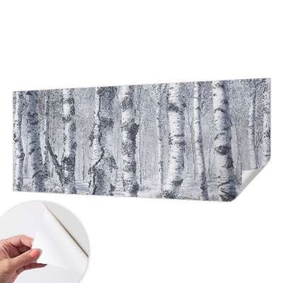 3D photo wallpaper mural featuring a frosty nature scene