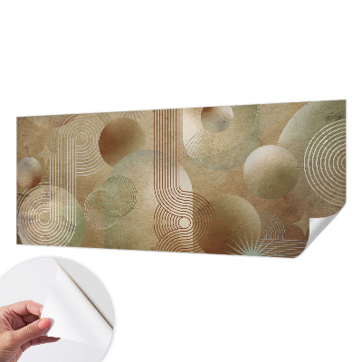 Baby room wall mural Geometric pattern