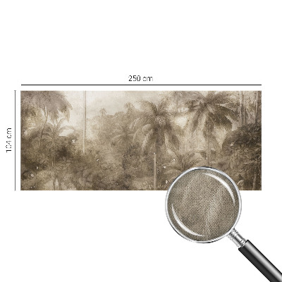 Self-adhesive photo wallpaper featuring an exotic landscape
