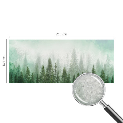 Peel and stick wall mural for bedroom Wolf in the forest