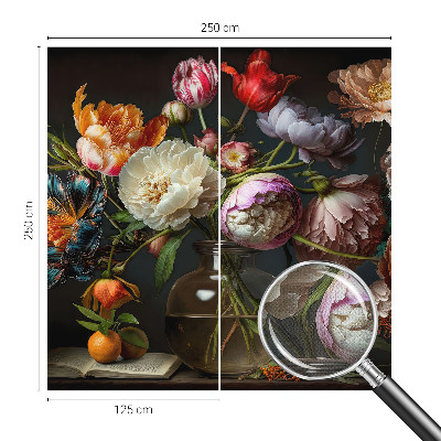 3D photo wallpaper mural Flower bouquet