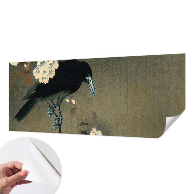 Peel and stick wall mural for kids' room with an exotic nature design
