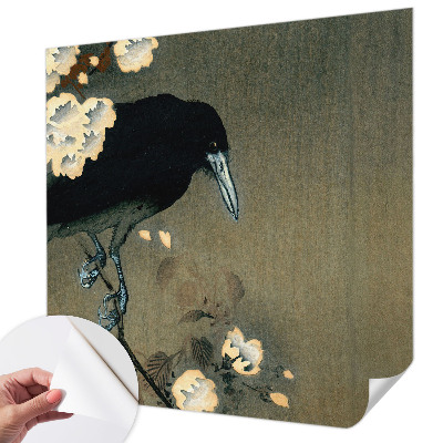Peel and stick wall mural for kids' room with an exotic nature design
