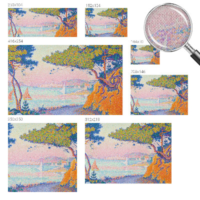 3D wall mural Colorful landscape