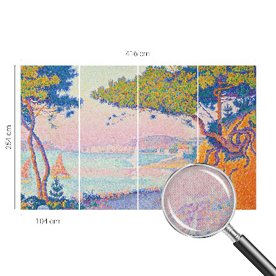 3D wall mural Colorful landscape