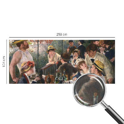Peel and stick wall mural for bedroom with a Summer Feast design