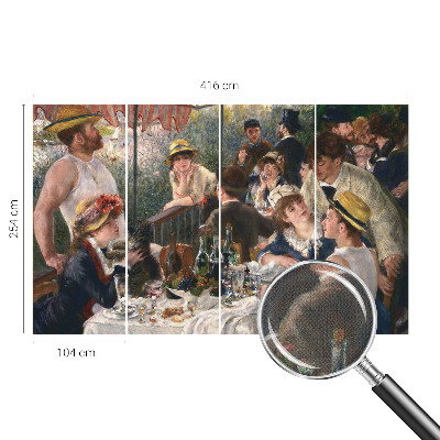 Peel and stick wall mural for bedroom with a Summer Feast design