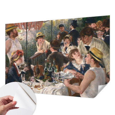Peel and stick wall mural for bedroom with a Summer Feast design