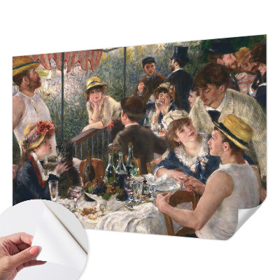 Peel and stick wall mural for bedroom with a Summer Feast design