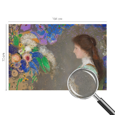3D photo wallpaper mural featuring a romantic scene