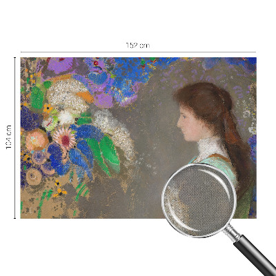 3D photo wallpaper mural featuring a romantic scene