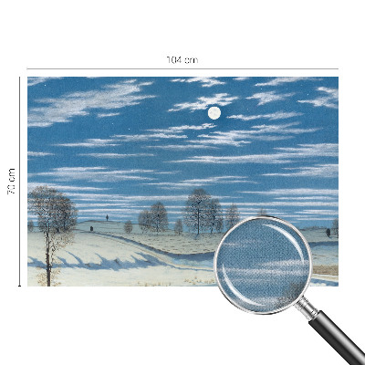 Nursery wall mural Winter landscape
