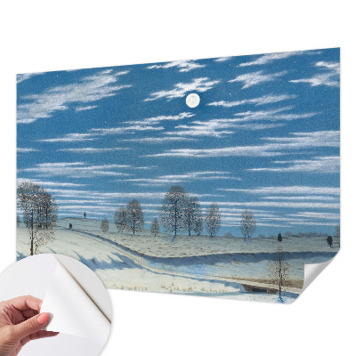 Nursery wall mural Winter landscape