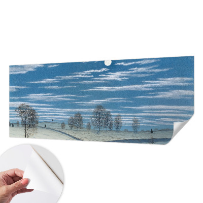 Nursery wall mural Winter landscape