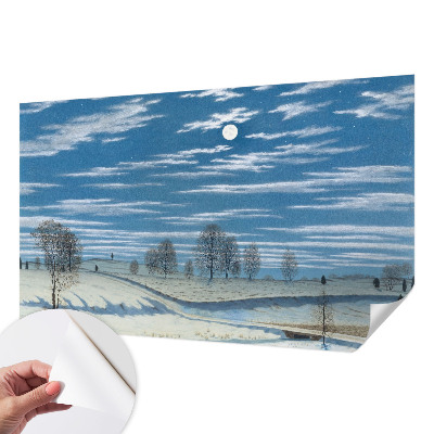 Nursery wall mural Winter landscape