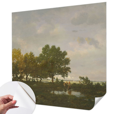 Peel and stick wall mural Forest landscape