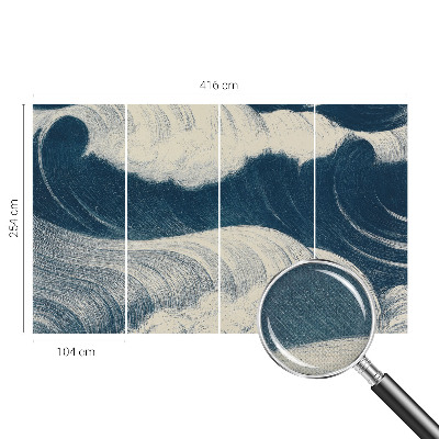 Baby room wall mural Sea waves