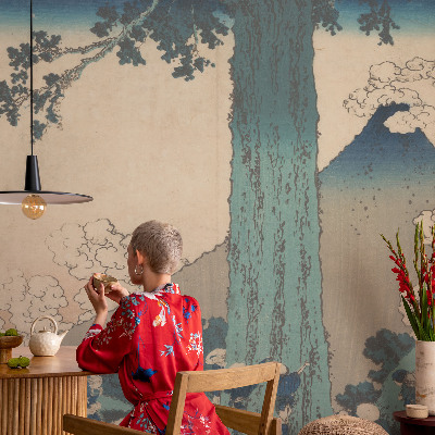 Peel and stick wallpaper mural Mountain panorama