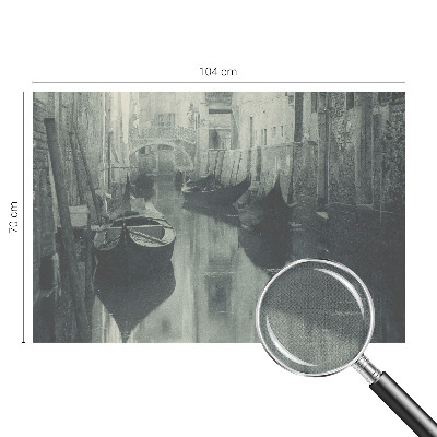 Peel and stick wall mural for bedroom Old canal