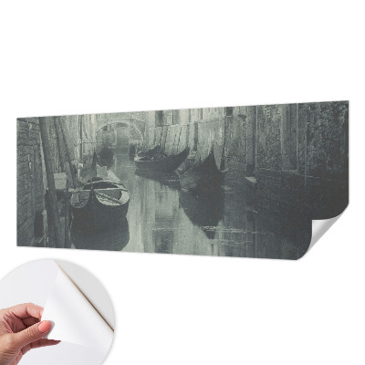 Peel and stick wall mural for bedroom Old canal