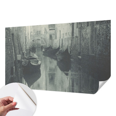 Peel and stick wall mural for bedroom Old canal