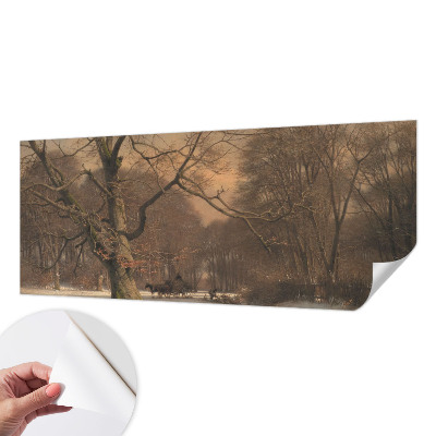 Children's wall mural Winter landscape